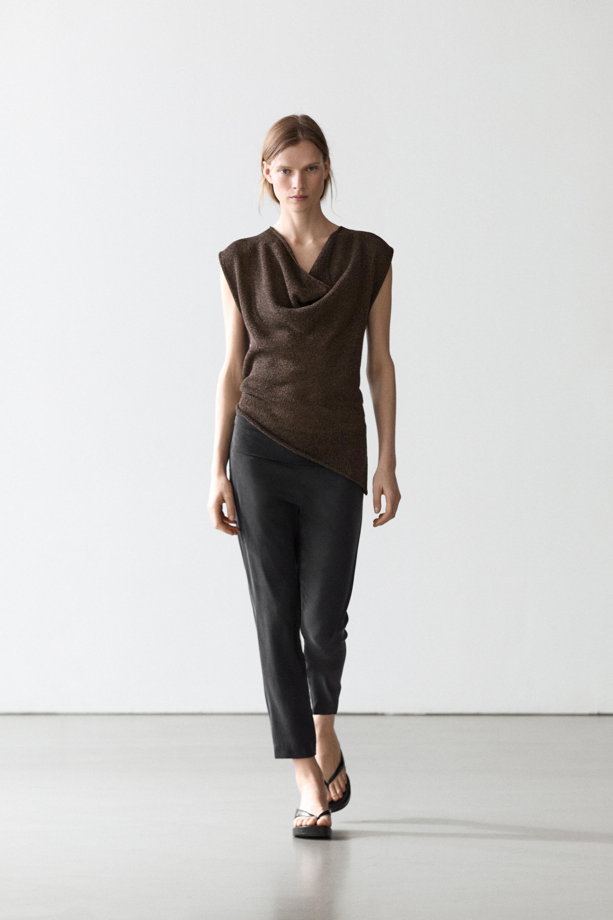 Silk blend leggings